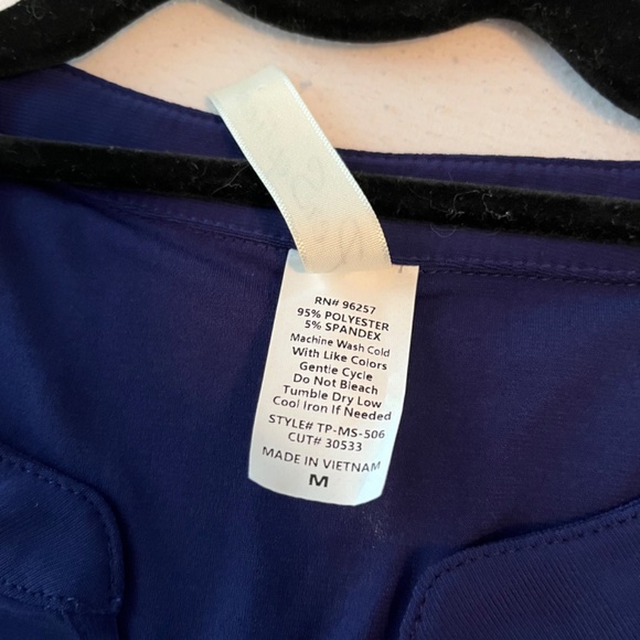 PER SEPTION NAVY SLEEVELESS TOP BLOUSE SIZE M - Picture 2 of 4